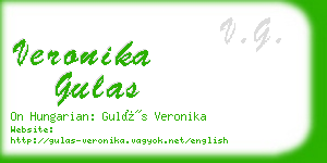 veronika gulas business card